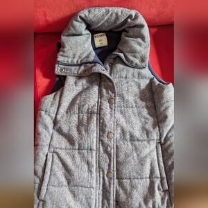 Old Navy Blue-Gray Quilted Vest